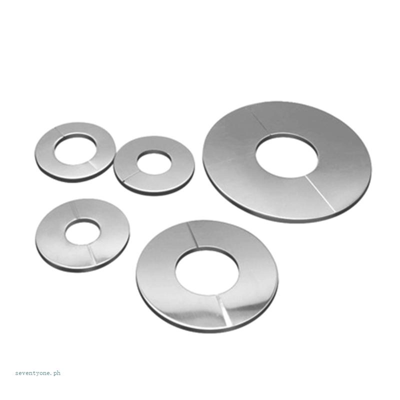 【seve*】แผ่น Escutcheon ทรงกลม สําหรับปิดกั้นรูท่อ