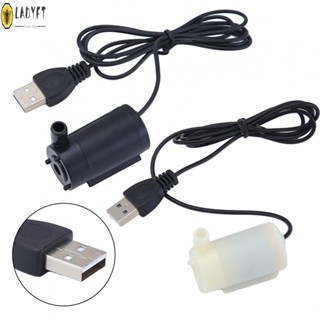 เครื่องปั๊มน้ําพุ USB 5V 1 เมตร ขนาดเล็ก เสียงเงียบ สําหรับสวนกลางแจ้ง