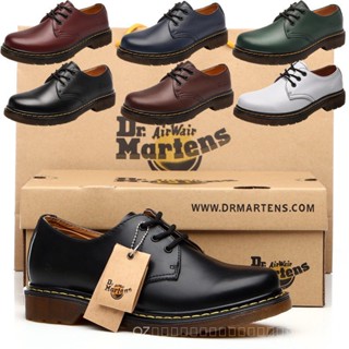 DR.MARTENS รองเท้าบูทมาร์ติน หนังวัวแท้ กันลื่น สไตล์นักธุรกิจ สําหรับผู้ชาย และผู้หญิง EA0X