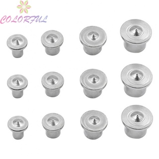 【COLORFUL】Center Points Pin 12 Pcs Set 12mm/0.47in Chrome Plating DIY Wooden Crafts