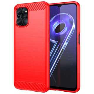 เคสโทรศัพท์ ซิลิโคนนิ่ม TPU คาร์บอนไฟเบอร์ สําหรับ Realme 10T 5G Realme 10T 5G