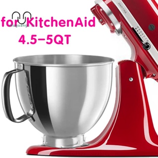 Kitchenaid Classic&amp;Artisan Series 4.5QT/5QT ชามผสมอาหาร สเตนเลส 304 ปลอดภัย สําหรับเครื่องล้างจาน