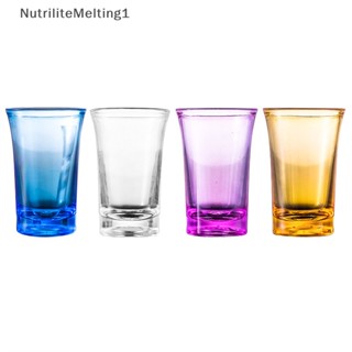 [NutriliteMelting1] กระสุนแก้วอะคริลิค พลาสติก สร้างสรรค์ สําหรับใส่เครื่องดื่ม ไวน์