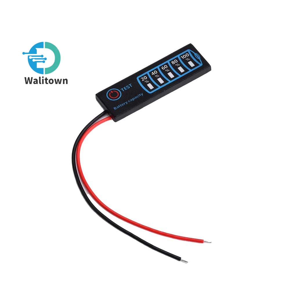 4615 DC5V-30V<10mA 2-8S ไฟ LED สมาร์ทแบตเตอรี่ตัวบ่งชี้ความจุ