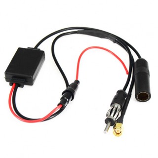 ⚡READYSTOCK⚡Aerial Splitter 1 Pc 12-13dB 75Ω Antenna Auto Cable DAB Stereo DC 10-15V