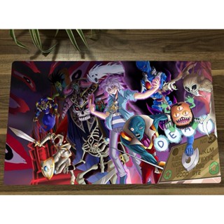 Yugioh แผ่นรองเมาส์เล่นเกม Ryo Bakura Dark Necrofear Ha Des Zombie TCG CCG