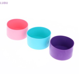 Lubu ใหม่ แผ่นรองแก้ว ซิลิโคน กันลื่น 75 มม. 1 ชิ้น