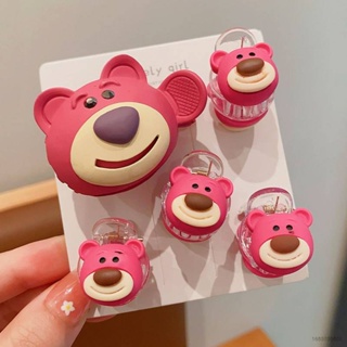 Si Lotso กิ๊บติดผม ลายการ์ตูนหมี สตรอเบอร์รี่ จระเข้ เครื่องประดับผม IS