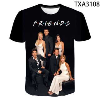 เสื้อยืด พิมพ์ลาย Friends Tv Series สไตล์สตรีท 2022