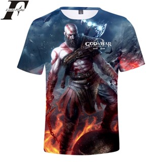 เสื้อยืด พิมพ์ลายเกม God Of War สไตล์อนิเมะ 2Xs5Xl