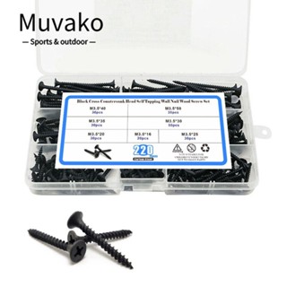 MUVAKO สกรูสเตนเลส M3.5 220 ชิ้น สําหรับงานไม้