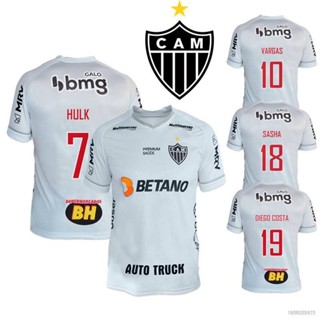 Np2 2021/22 Atletico Mineiro F.C. เสื้อกีฬาแขนสั้น ลายทีมฟุตบอล Hulk Diego Cosia Sasha Vargas ทรงหลวม