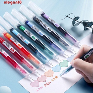 ELEGANT ปากกาเจล 0.5 มม. 8 สี สําหรับนักเรียน 8 ชิ้น