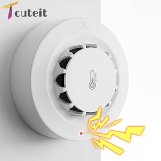 เครื่องตรวจจับควันไวไฟ พร้อมเซนเซอร์อุณหภูมิ และความชื้น 2.4GHz