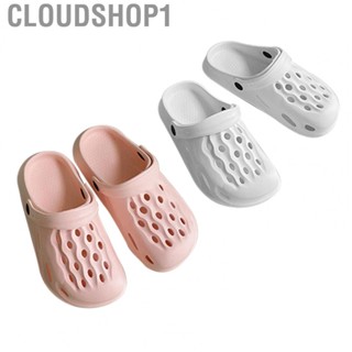 Cloudshop1 Garden Slip On Sandals  Closed Toe Hollow Out Shoes Thicked Soles High Elasticity for Outdoors