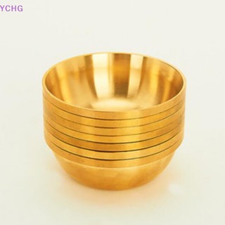 Ychg ชามทองเหลือง ขนาดเล็ก สไตล์ทิเบต สําหรับใส่อาหาร ทําสมาธิ