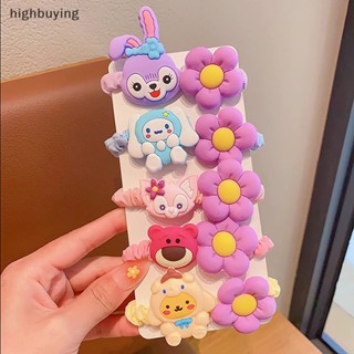 [highbuying] ที่คาดผม แบบยืดหยุ่น ลายการ์ตูนน่ารัก เครื่องประดับ สําหรับเด็กผู้หญิง พร้อมส่ง