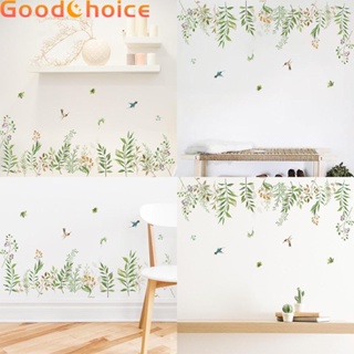 【Good】Wall Sticker Décor Leaves Plant Vinyl Decal Nursery Home Art Toilet door【Ready Stock】