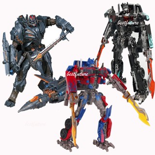 โมเดลฟิกเกอร์ Transformers Optimus Prime Commander Black Mamba Articulado ของเล่นสําหรับเด็ก