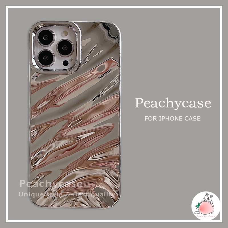 เคสโทรศัพท์มือถือ TPU นิ่ม ปิดด้านหลัง ป้องกันกระแทก คุณภาพสูง สีเงินมันวาว สําหรับ iPhone 14 Plus 13 12 Pro Max 11 14PRO