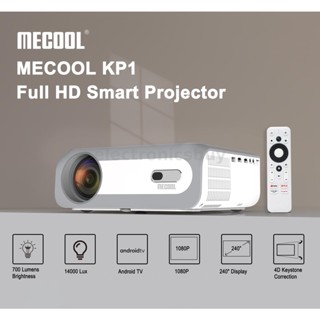 Mecool KP1 โปรเจคเตอร์ 1080P แอนดรอยด์ 11.0 OS 1+8GB หน้าจอ LCD 5 นิ้ว ขนาดเล็ก แบบพกพา