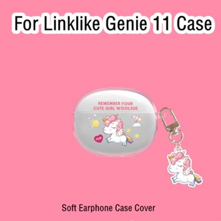 【Yoshida】เคสหูฟัง แบบนิ่ม ลายการ์ตูนนักบินอวกาศ สําหรับ Linklike Genie 11 11