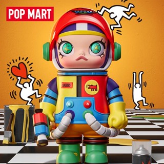 [original ] POPMART MOLLY MEGA SPACE MOLLY 100% V1 Series Basic style Blind Box เครื่องประดับ ของขวัญ