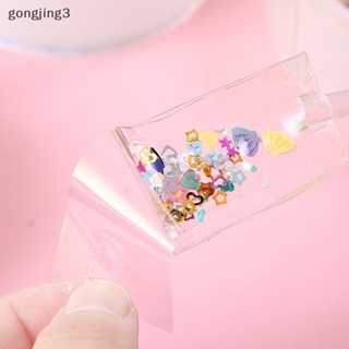 Gongjing3 เทปนาโน อเนกประสงค์ พร้อมหลอดดูด สําหรับเป่าฟองสบู่ DIY