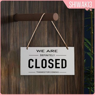 [Shiwaki3] ป้ายสัญลักษณ์ แบบเปิดปิด สองด้าน สําหรับแขวนประตูร้านกาแฟ บาร์ คาเฟ่