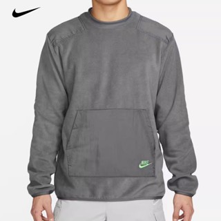 Nike เสื้อกันหนาวลําลอง ปักลายโลโก้ สําหรับผู้ชาย DD4855