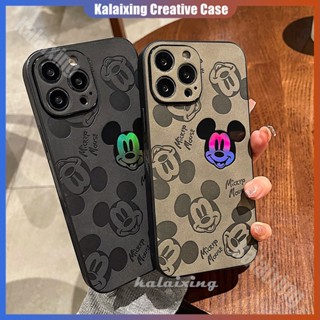 เคสโทรศัพท์มือถือหนังนิ่ม แบบแข็ง ลายมิกกี้เมาส์ สําหรับ IPhone 14 Pro Max 14Plus 14 14 Pro 13 12 11 Pro Max XR