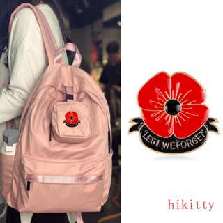 Hik Lest We Forget เข็มกลัด Pins สําหรับของขวัญวันจดจําทหารฮีโร่