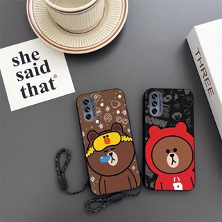 เคสโทรศัพท์มือถือ กันกระแทก ลายการ์ตูนหมีบราวน์ สําหรับ Motorola Moto G62 5G