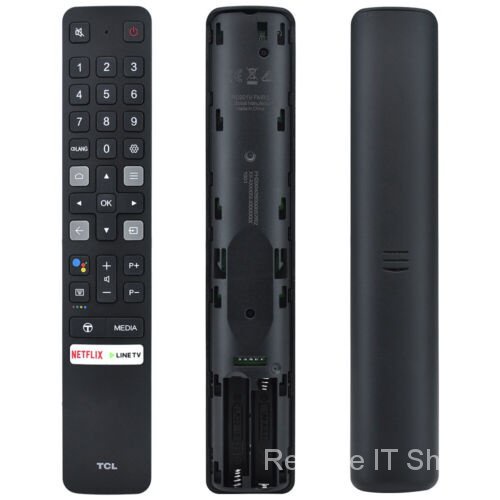 ใหม่ ของแท้ รีโมตคอนโทรล RC901V FMR3 สําหรับทีวี TCL Voice TV พร้อมสาย Netflix