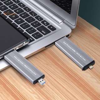 {พร้อมส่ง} เคสกล่องภายนอก W306 SSD USB3.1 Gen2 SSD 10Gbps สําหรับ M2 NVMe PCIe M.2 SATA SSD [Bellare.th]