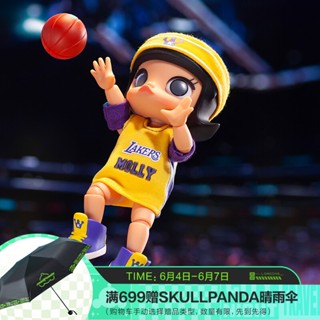 ฟิกเกอร์ POPMART POPMART Molly x NBA bjd Molly x NBA ของขวัญวันเกิด ของเล่นสําหรับเด็ก (สุ่มแบบ) TW6O