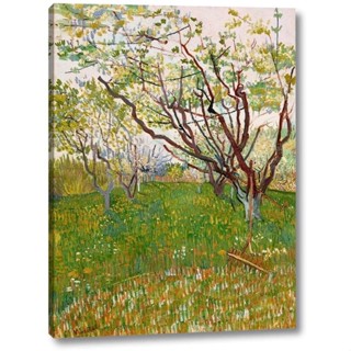 Van Gogh Vincentthe Flowering Orchard By Vincent Van Gogh ผ้าแคนวาส พิมพ์ลายศิลปะ สําหรับแขวนตกแต่ง