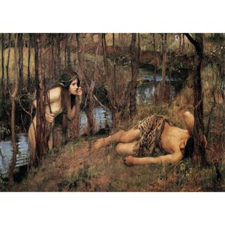 John William Waterhouse: The Naiad Fine Art Printposter ขนาด a X