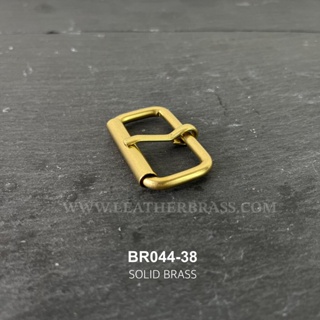 ฺBR044 หัวเข็มขัด roller buckle อะไหล่ทองเหลืองแท้ **ราคาต่อชิ้น**