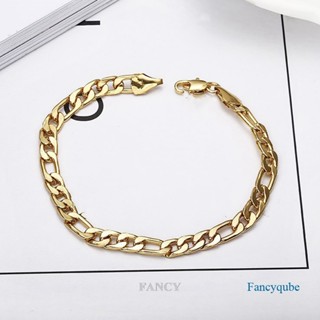 Fancy ใหม่ สร้อยข้อมือโซ่ ทอง 18K เครื่องประดับแฟชั่น สําหรับผู้ชาย