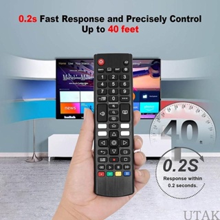 Utake AKB76040302 รีโมตคอนโทรลทีวี สําหรับ LG4K8KUHDHDTV 32LM577BZUA 32LM627BPUA