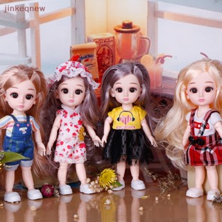 Jkth BjD ตาตุ๊กตาน่ารัก 13 ซม. ข้อต่อขยับได้ 13 ข้อต่อ พร้อมเสื้อผ้า รองเท้า ของเล่น ของขวัญ สําหรับตุ๊กตา