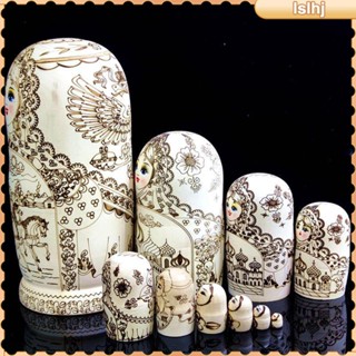 [Lslhj] ตุ๊กตาไม้รัสเซีย Matryoshka สําหรับของขวัญวันเกิดอีสเตอร์