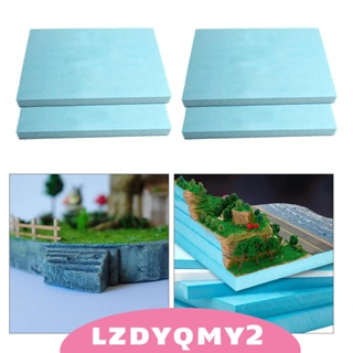 [Lzdyqmy2] แผ่นโฟมโพลีสไตรีน ทรงสี่เหลี่ยมผืนผ้า สําหรับทํางานฝีมือ DIY 4 ชิ้น