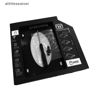 Alittlesearcer กล่องฮาร์ดดิสก์ไดรฟ์ SSD SATA 3.0 พลาสติก ขนาด 9.0 มม. 9.5 มม. 12.7 มม. สําหรับแล็ปท็อป CD-ROM DVD-ROM SSD