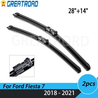 ใบปัดน้ําฝนกระจกหน้ารถยนต์ LHD 28 นิ้ว + 14 นิ้ว สําหรับ Ford Fiesta 7 2018-2021