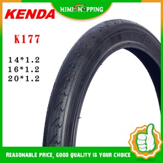 Kenda ยางรถจักรยาน กึ่งเรียบ 14 นิ้ว 16 นิ้ว K177 20*1.2 อุปกรณ์เสริม สําหรับรถจักรยาน 1 ชิ้น