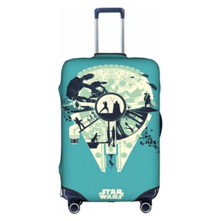 (พร้อมส่ง) ผ้าคลุมกระเป๋าเดินทาง ลาย Star Wars ซักทําความสะอาดได้ สําหรับกระเป๋าเดินทาง 18-32 นิ้ว