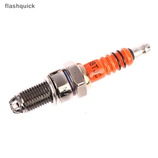 Flashquick หัวเทียนรถจักรยานยนต์ ประสิทธิภาพสูง D8TJC 1 ชิ้น