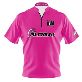 เสื้อโปโล 3D พิมพ์ลายโบว์ลิ่ง 900 Global DS 1607-9G